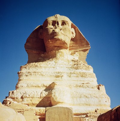 Le Sphinx, datant du règne du roi Khéphren, Ancien Empire, 2600-2500 av. J.-C. - Egyptian 4th Dynasty